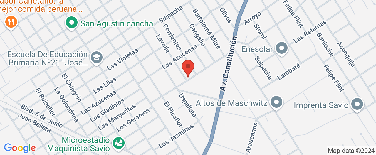 Mapa de la ubicación