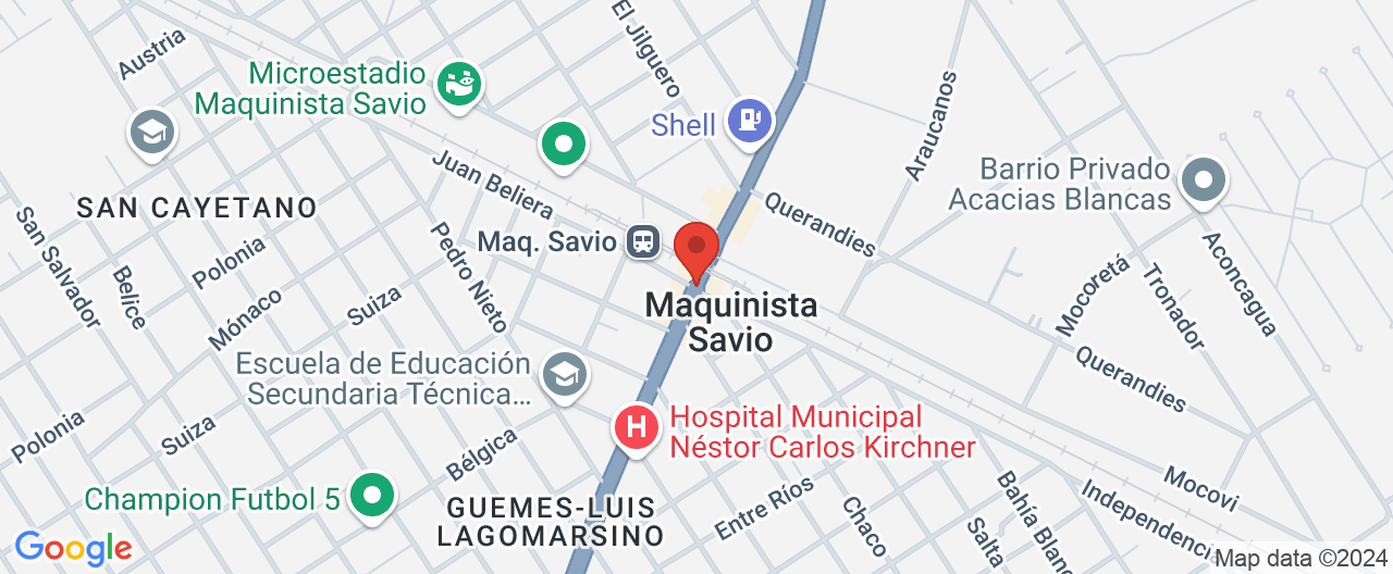 Mapa de la ubicación