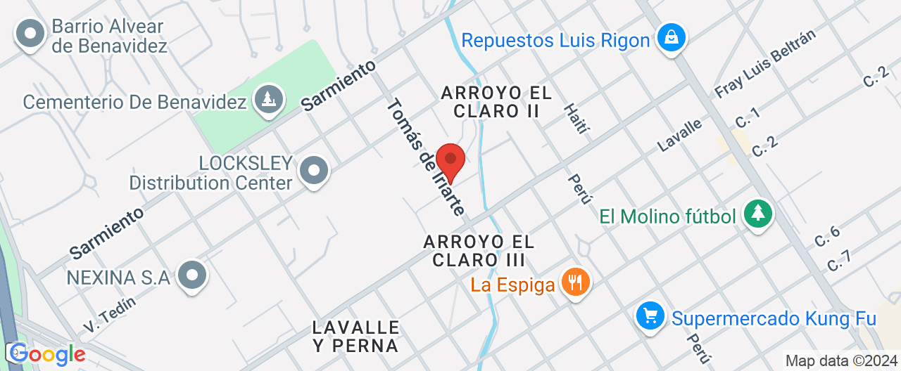 Mapa de la ubicación