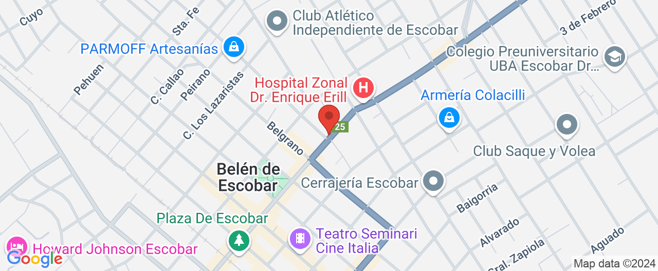 Mapa de la ubicación
