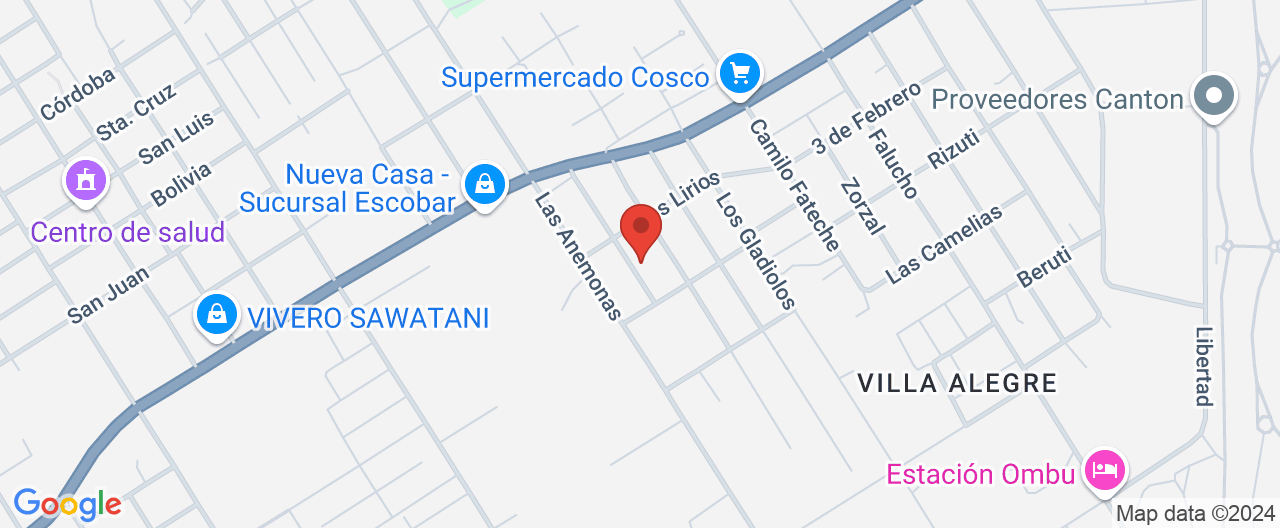 Mapa de la ubicación