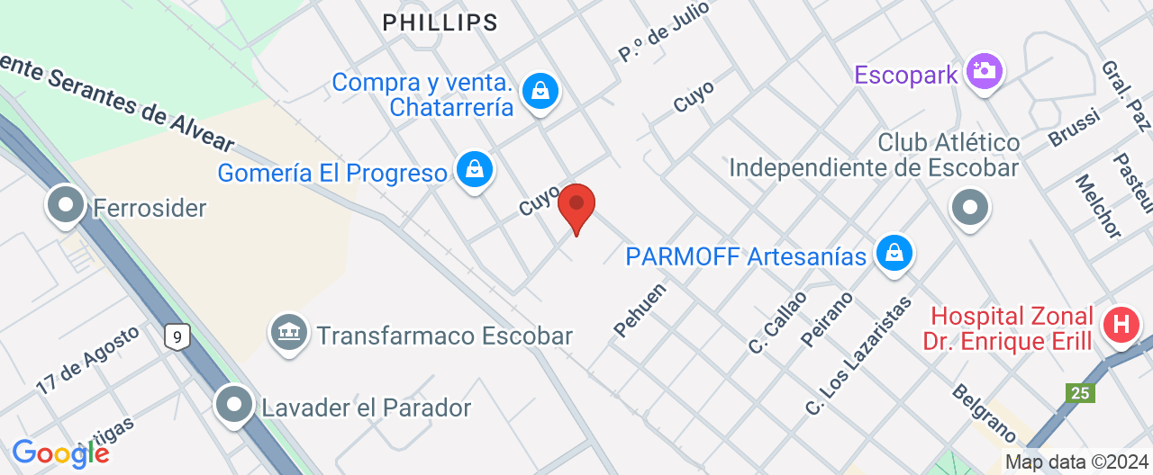 Mapa de la ubicación