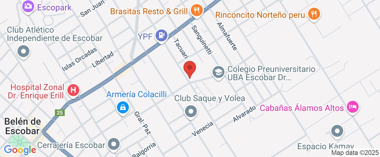 Mapa de la ubicación