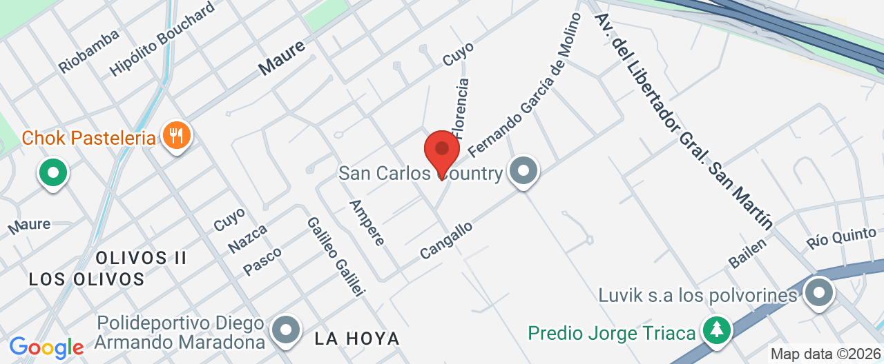 Mapa de la ubicación