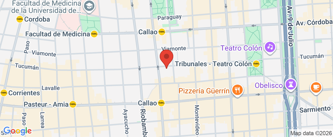 Mapa de la ubicación