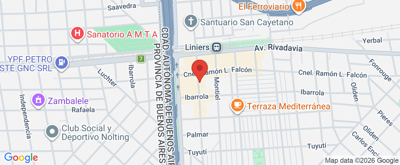 Mapa de la ubicación