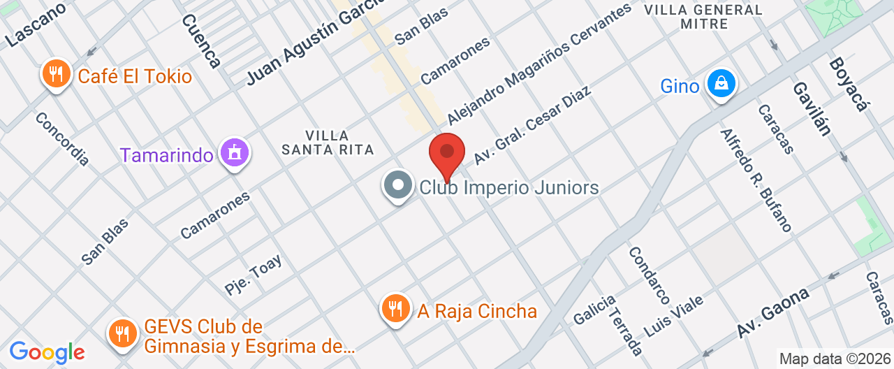 Mapa de la ubicación