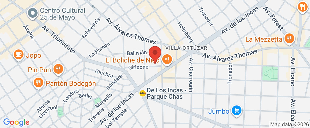 Mapa de la ubicación