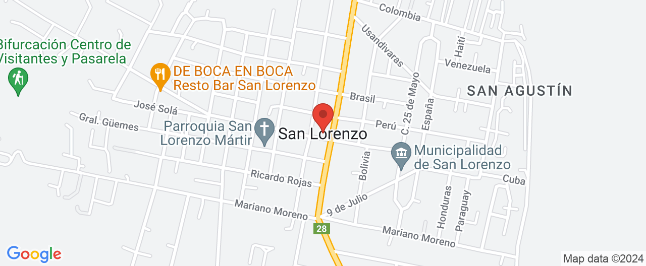 Mapa de la ubicación