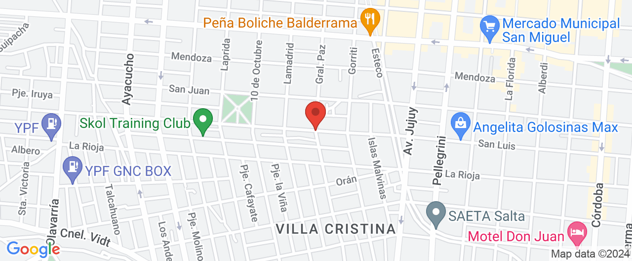 Mapa de la ubicación