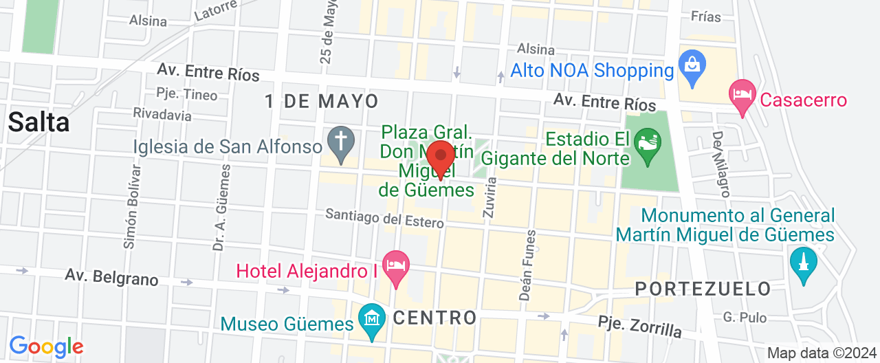 Mapa de la ubicación