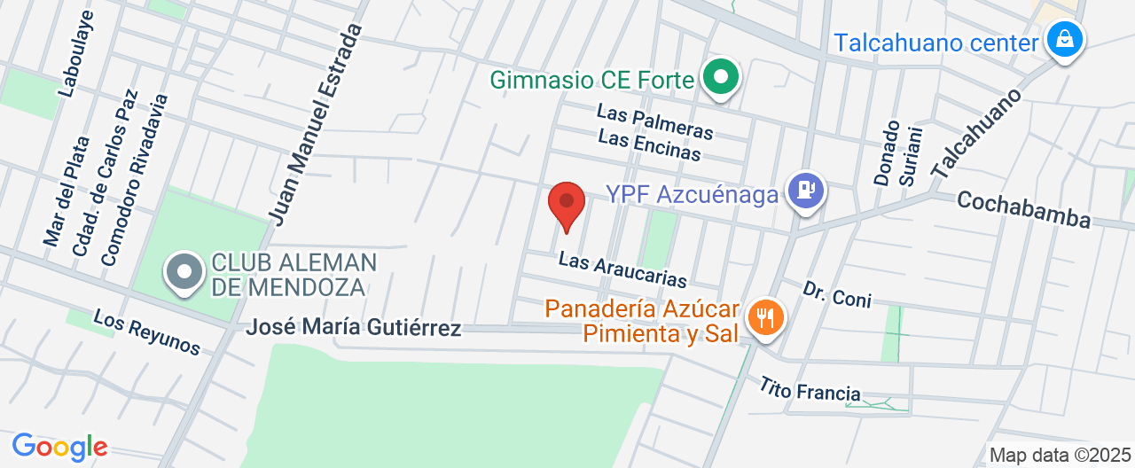 Mapa de la ubicación