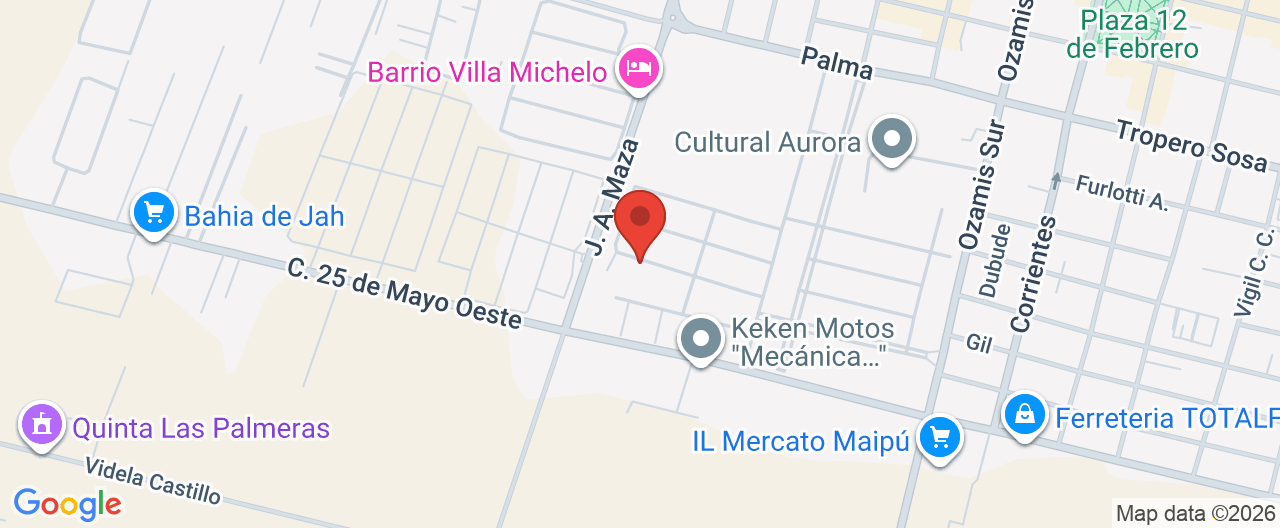 Mapa de la ubicación