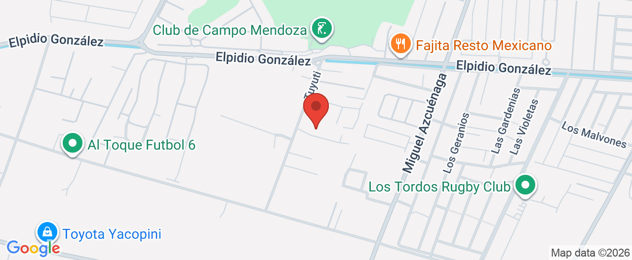 Mapa de la ubicación
