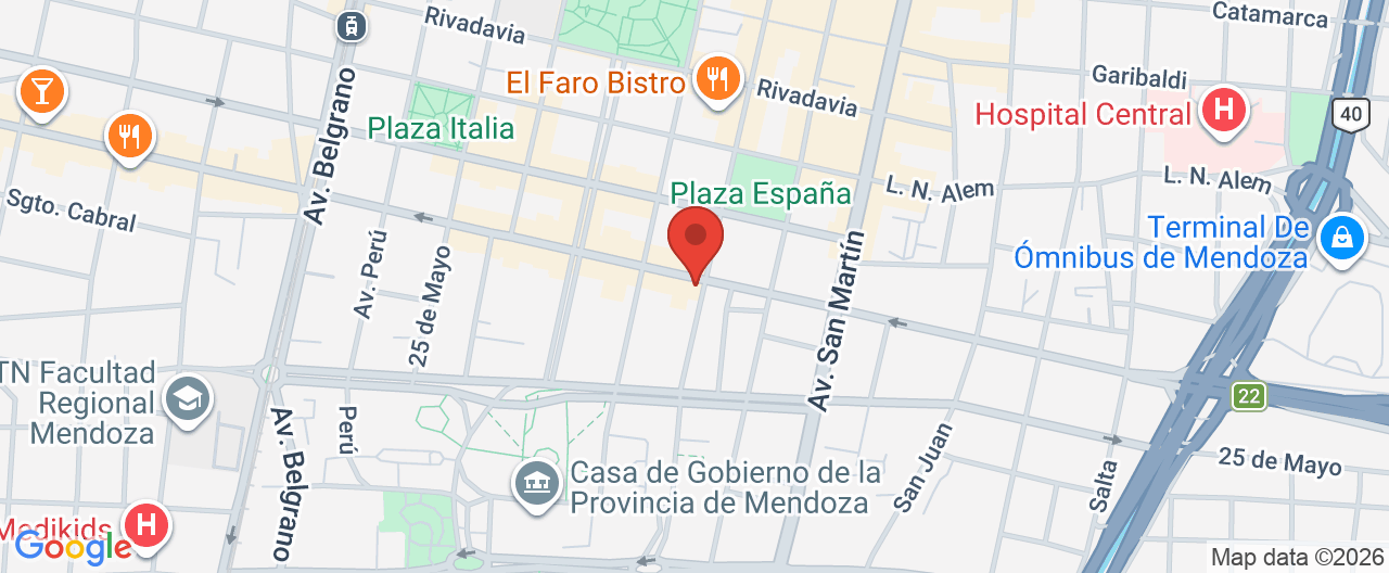 Mapa de la ubicación