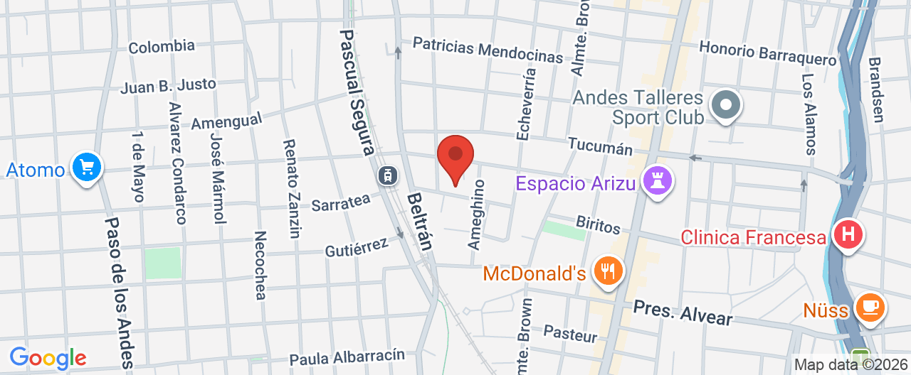 Mapa de la ubicación