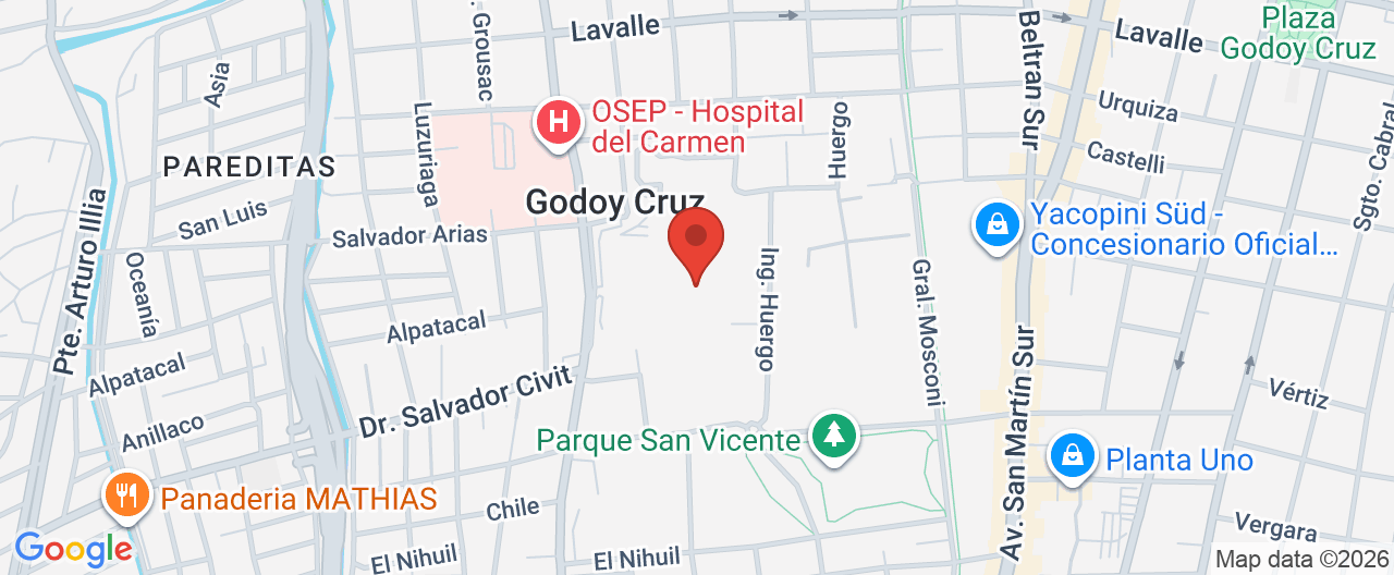 Mapa de la ubicación