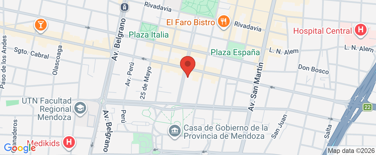 Mapa de la ubicación