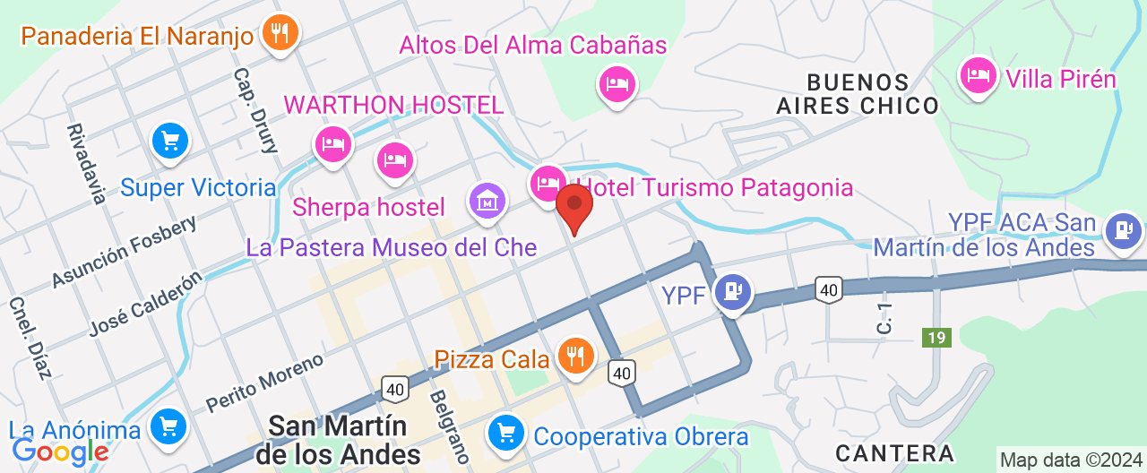 Mapa de la ubicación