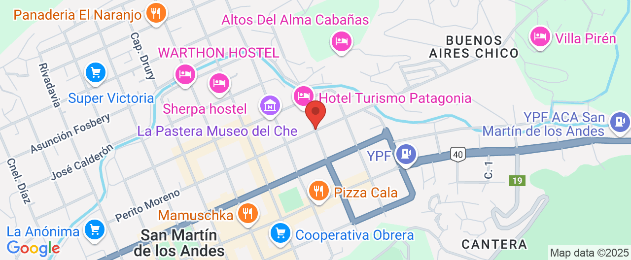 Mapa de la ubicación