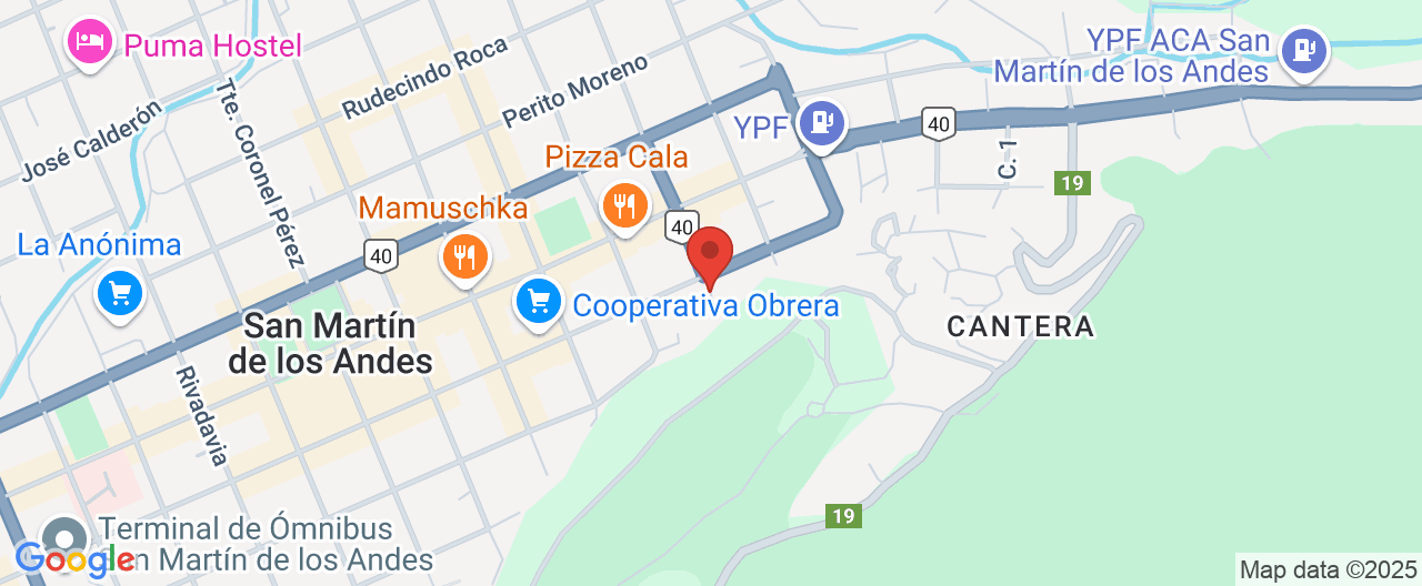 Mapa de la ubicación