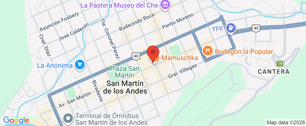 Mapa de la ubicación