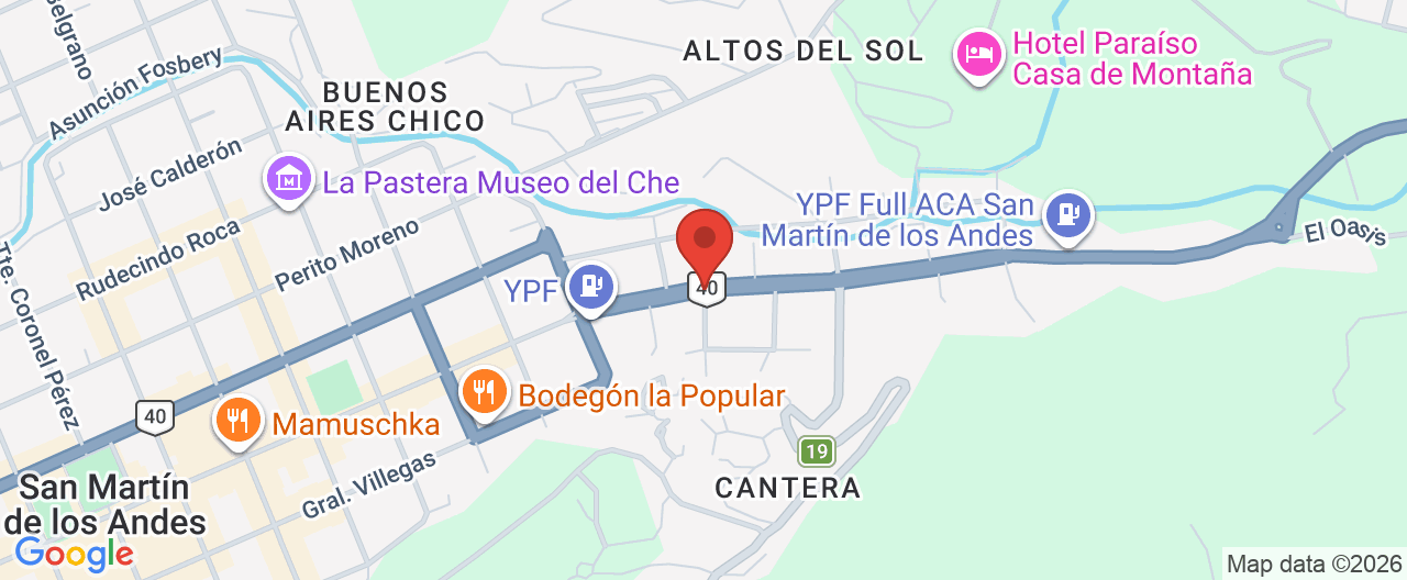 Mapa de la ubicación