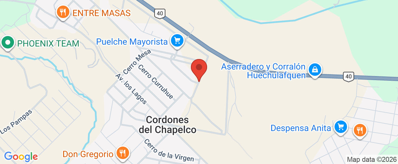 Mapa de la ubicación