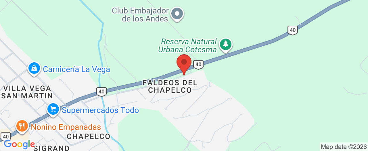 Mapa de la ubicación