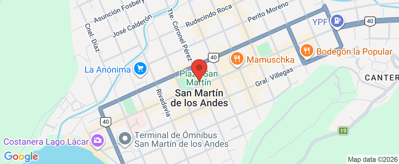 Mapa de la ubicación