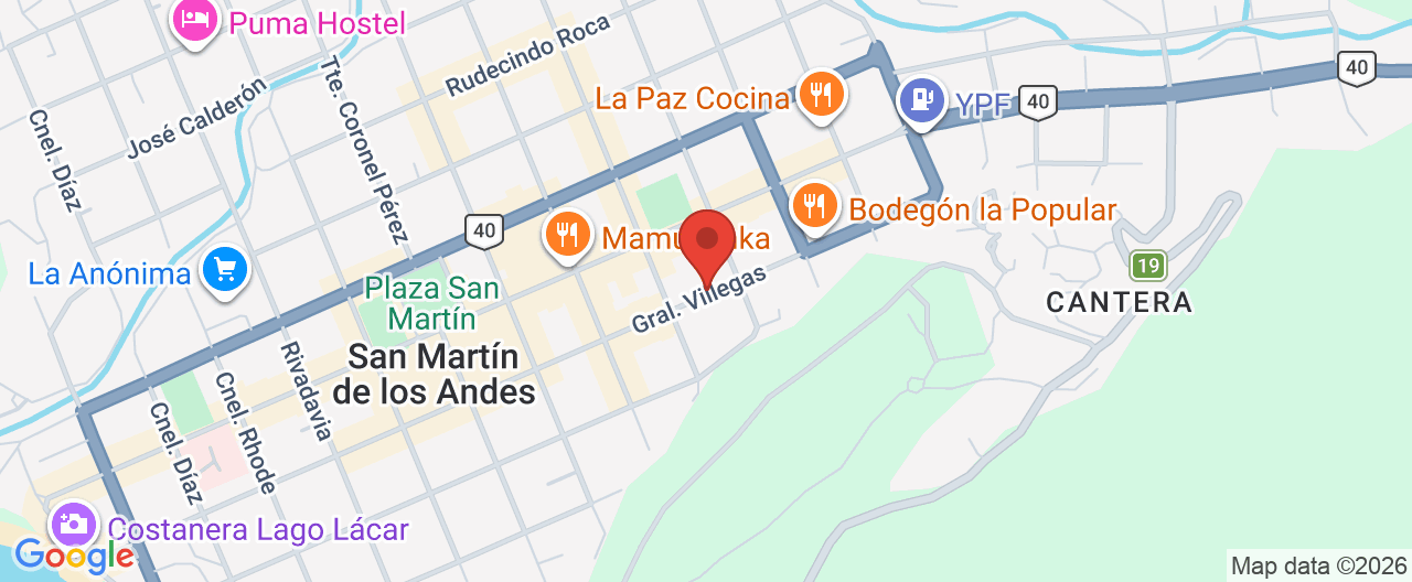 Mapa de la ubicación