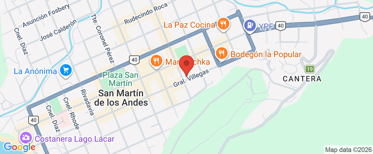 Mapa de la ubicación