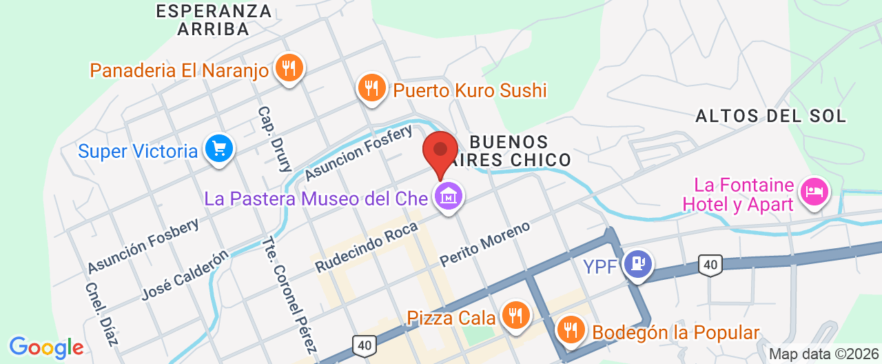 Mapa de la ubicación