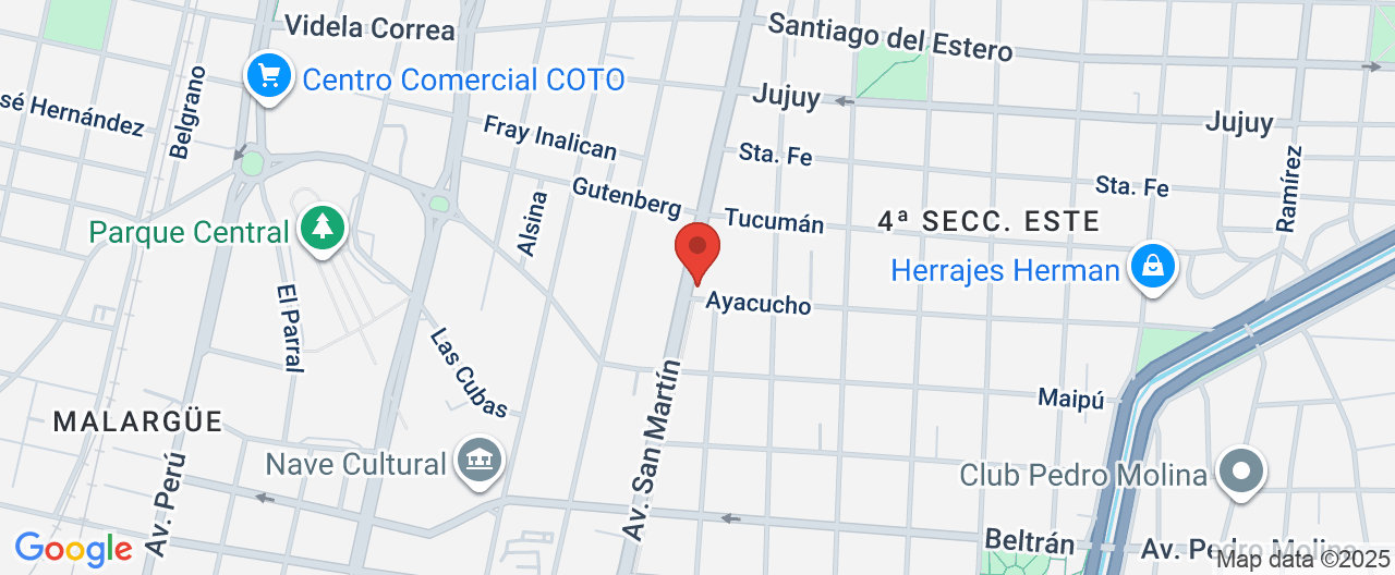 Mapa de la ubicación