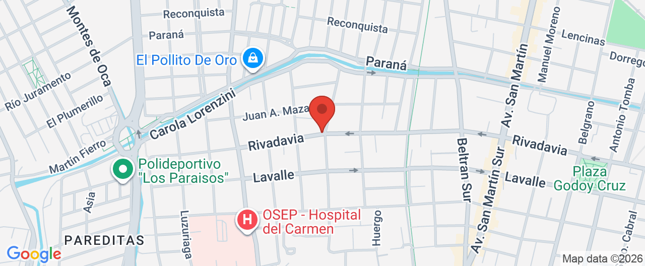 Mapa de la ubicación