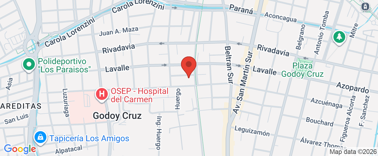 Mapa de la ubicación