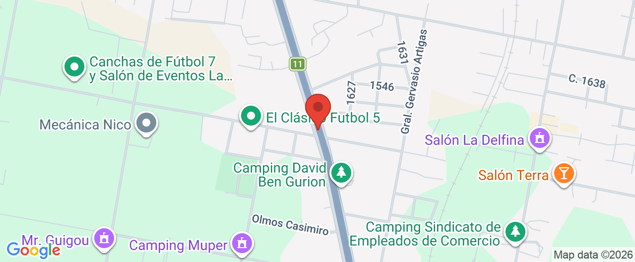 Mapa de la ubicación