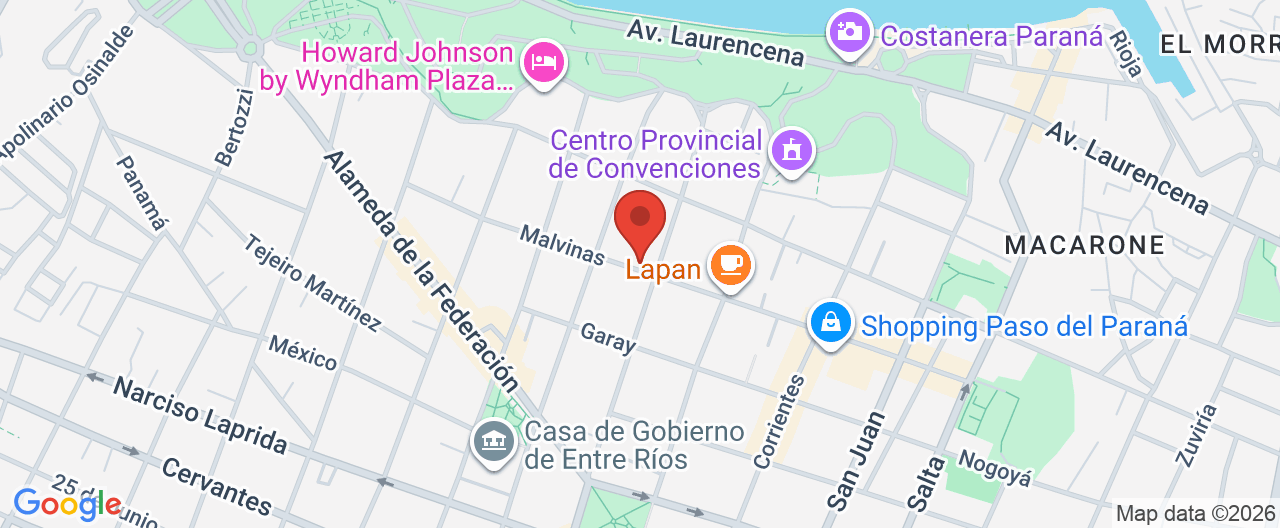 Mapa de la ubicación
