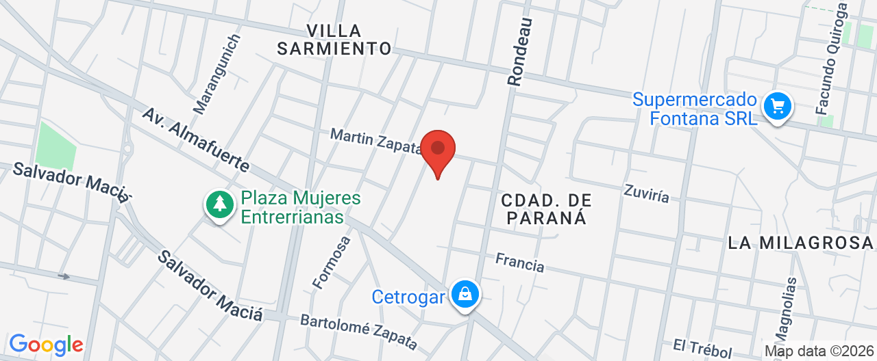 Mapa de la ubicación