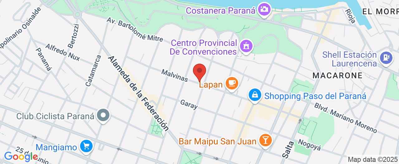 Mapa de la ubicación