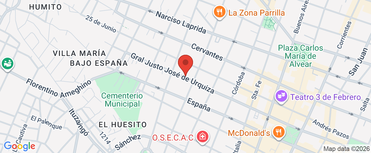 Mapa de la ubicación
