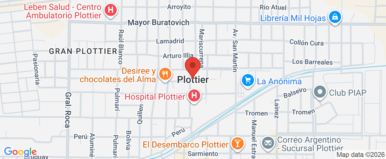 Mapa de la ubicación