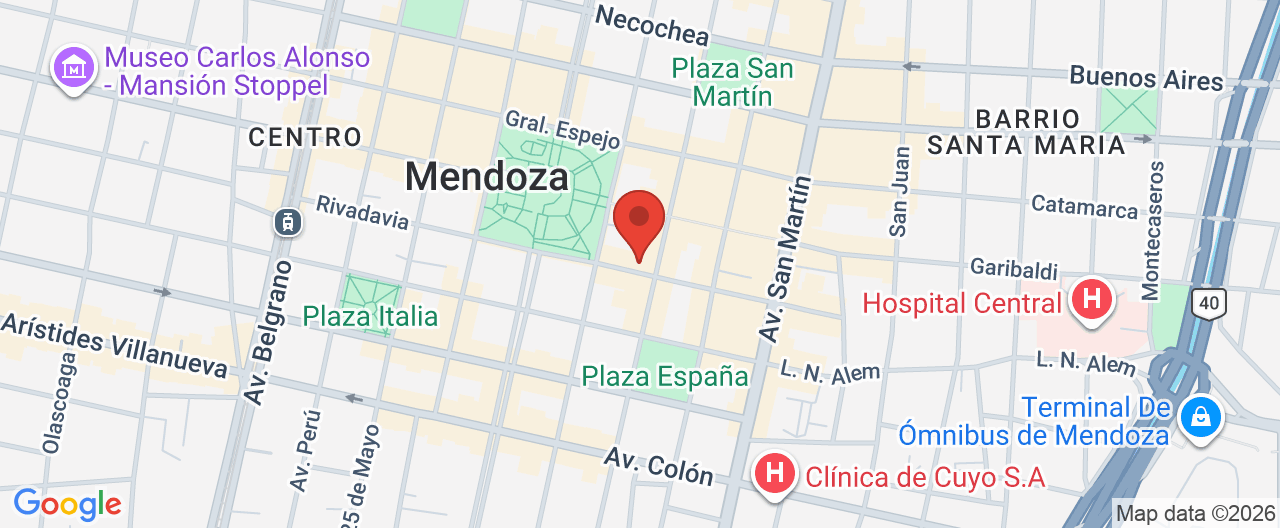 Mapa de la ubicación