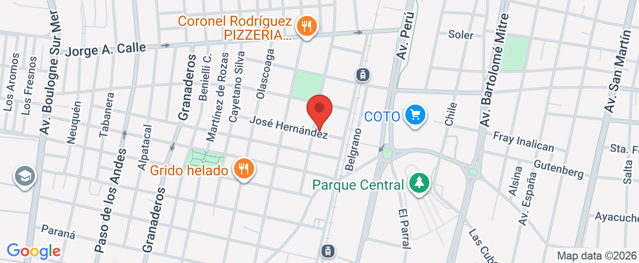Mapa de la ubicación
