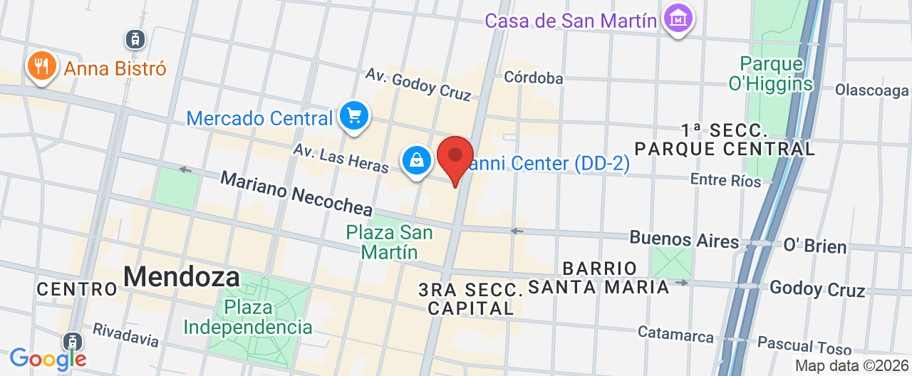 Mapa de la ubicación