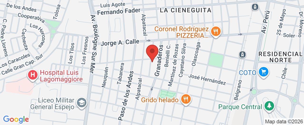 Mapa de la ubicación