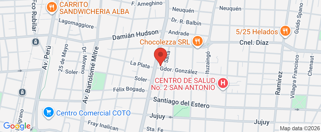 Mapa de la ubicación