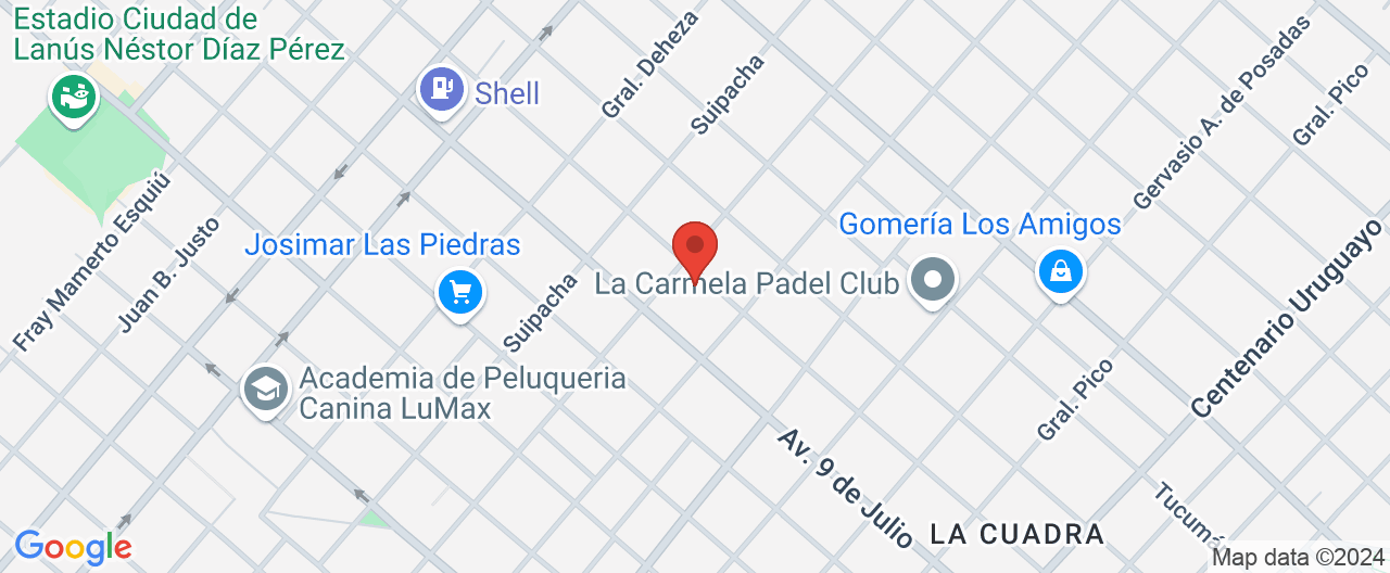Mapa de la ubicación