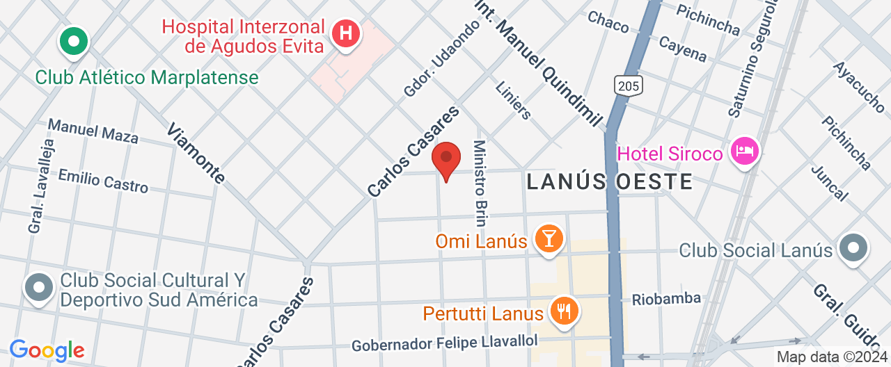 Mapa de la ubicación