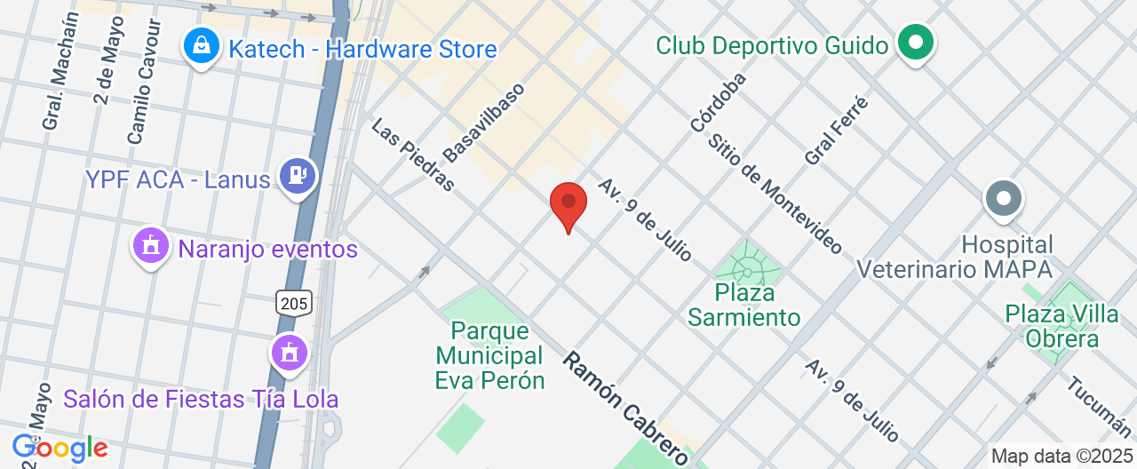 Mapa de la ubicación